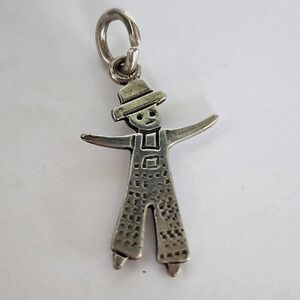 Vintage sterling silver little‎ boy charm for bracelet